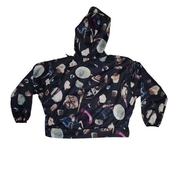 NIKE dri-fit standard issue crystals pullover boxy hoodie L - Picture 4 of 11